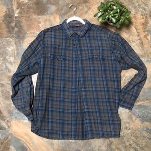 North Face long sleeve button up flannel.